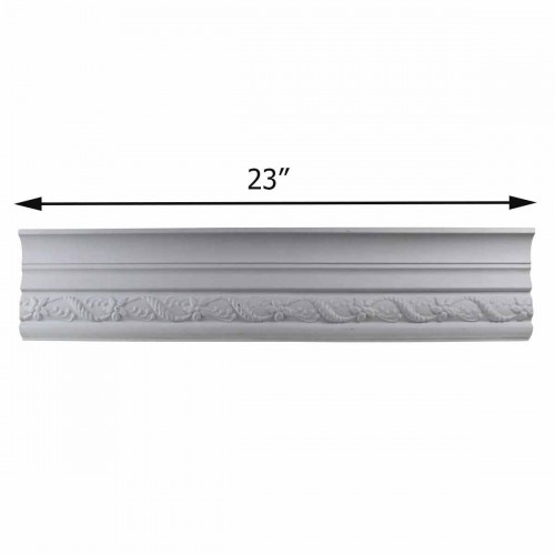 Cornice White Urethane Emma  93" L  Ornate image-7