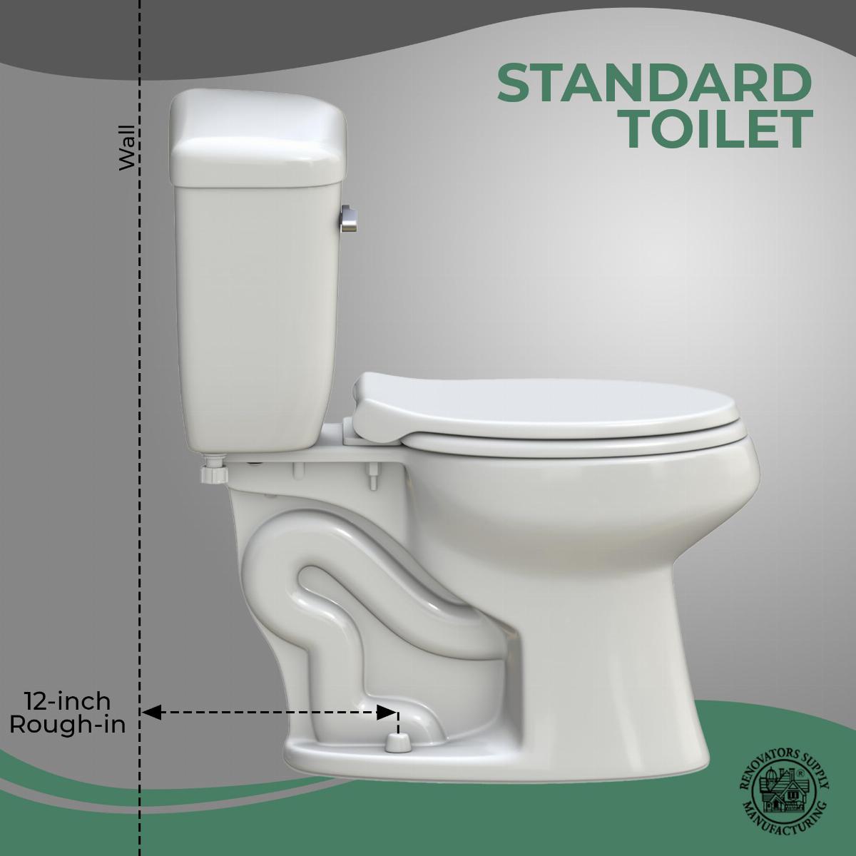 Sheffield Corner 2-Piece 0.8 GPF/1.6 GPF WaterSense Dual Flush Elongated Toilet in White with Slow Close Seat image-5