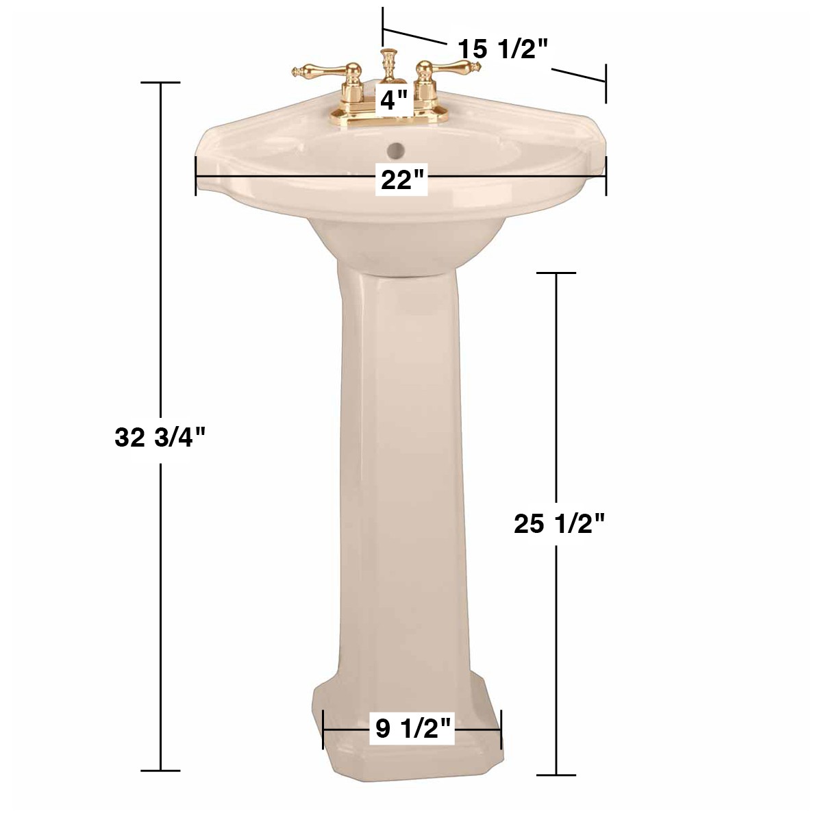 Corner Pedestal Sink Dimensions BEST HOME DESIGN IDEAS