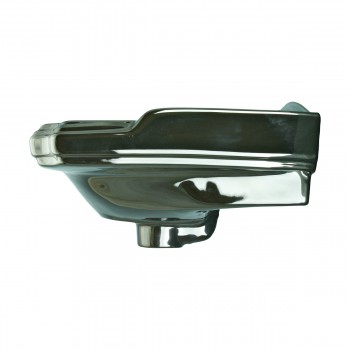 Small Wall Mount Sink Black Bathroom Basin 19" image-3
