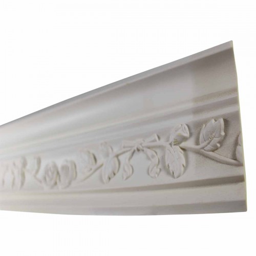 Ornate Cornice White Urethane 2 1/4" H Edenbridge image-4