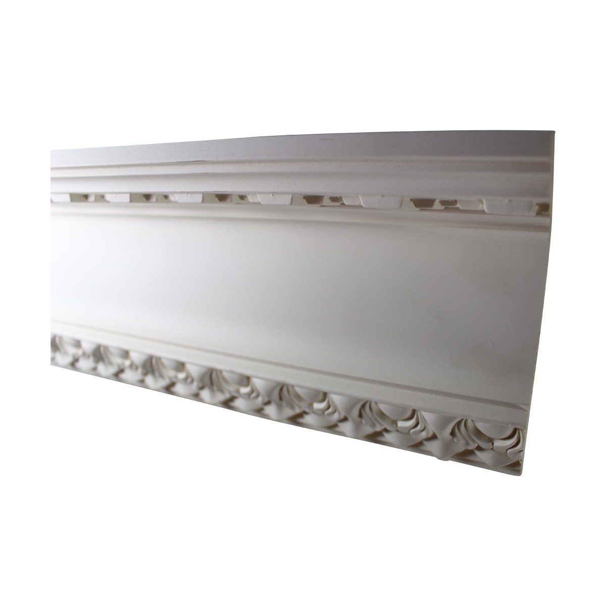 Ornate Cornice White Urethane 94" L Beaumont