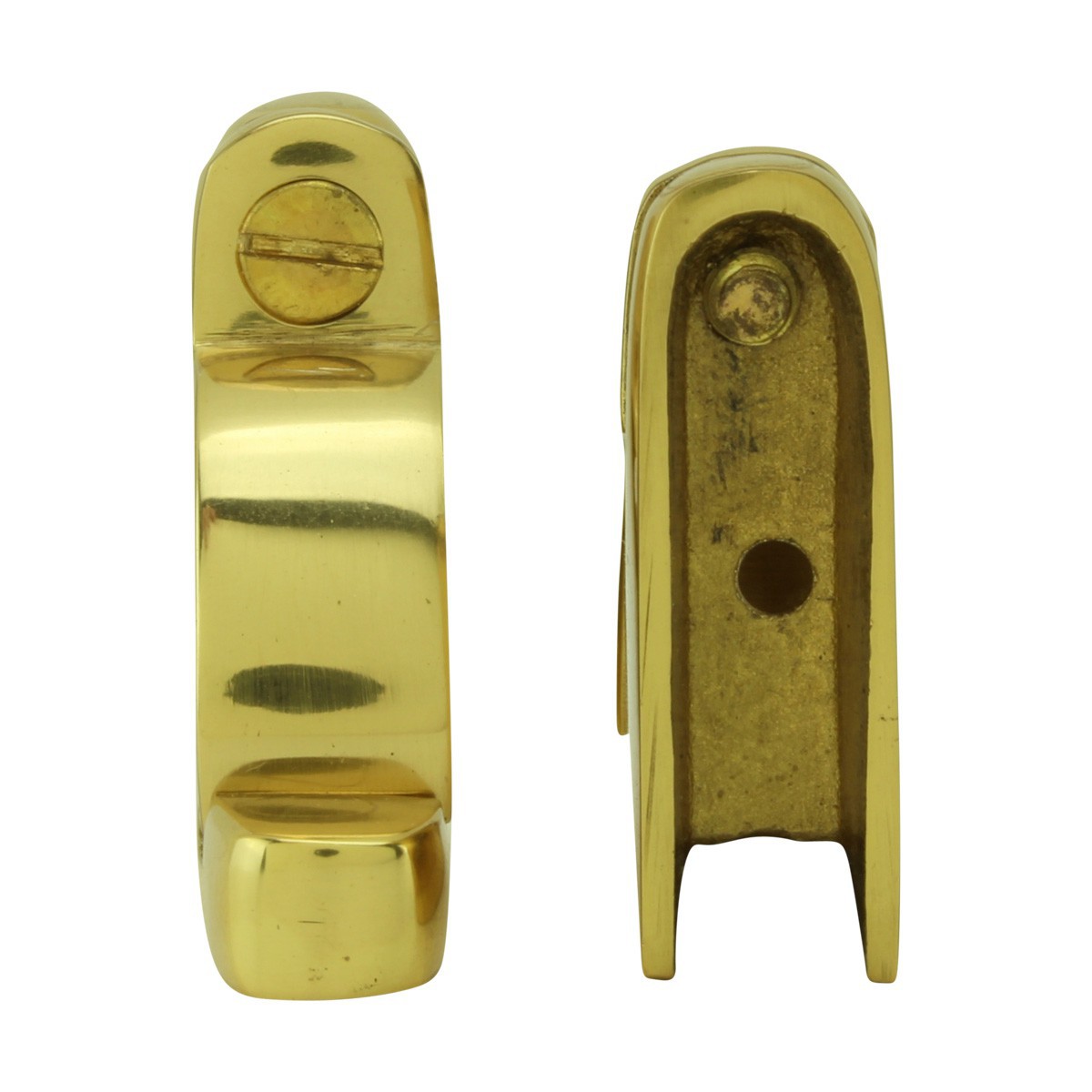 Bright Brass Carpet Rod Holder for Stair Runner 39 5/8 Inch Length Set of 13 Item12005