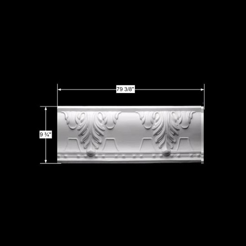 Cornice White Urethane Finish 79 3/8" L  Autumn Melody image-3