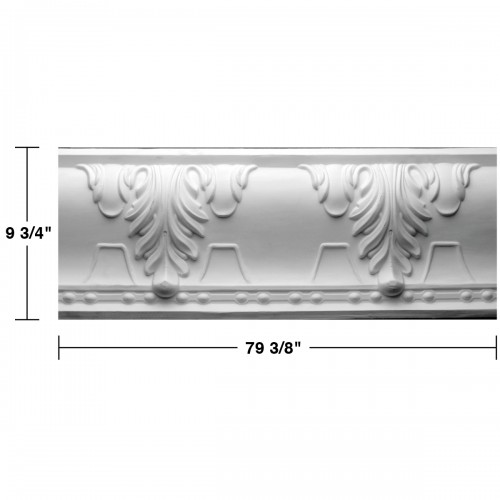 Cornice White Urethane Finish 79 3/8" L  Autumn Melody image-4