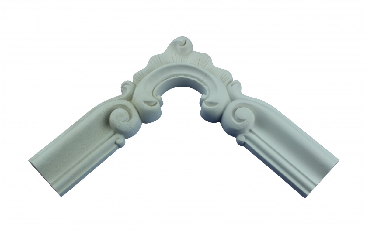 Door Trim White Urethane Foam Corner Renovator's Supply Item12884