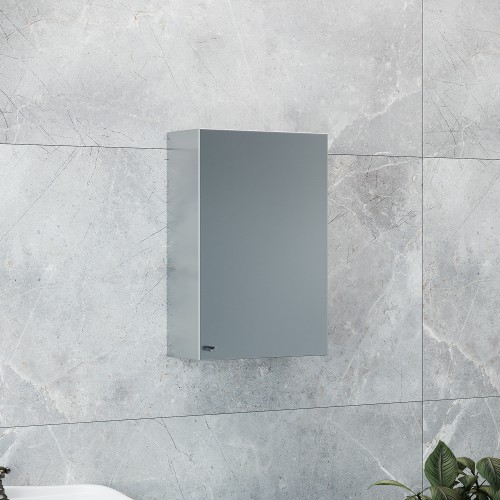 Stainless Steel Wall Mounted Medicine Cabinet w/ Mirror 21.75 x 13.75 image-2