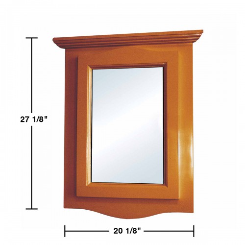 Renovator Supply Golden Oak Hardwood Bathroom Medicine Cabinet Corner Wall Mount image-15