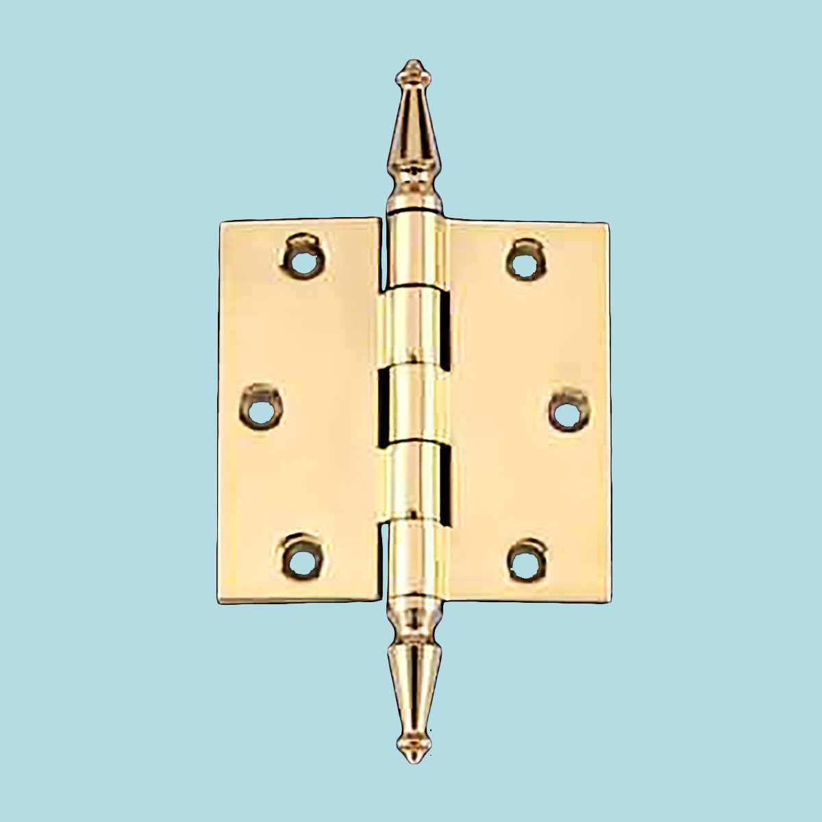 Solid Brass Door or Hinge Spire Tip 3 1/2"