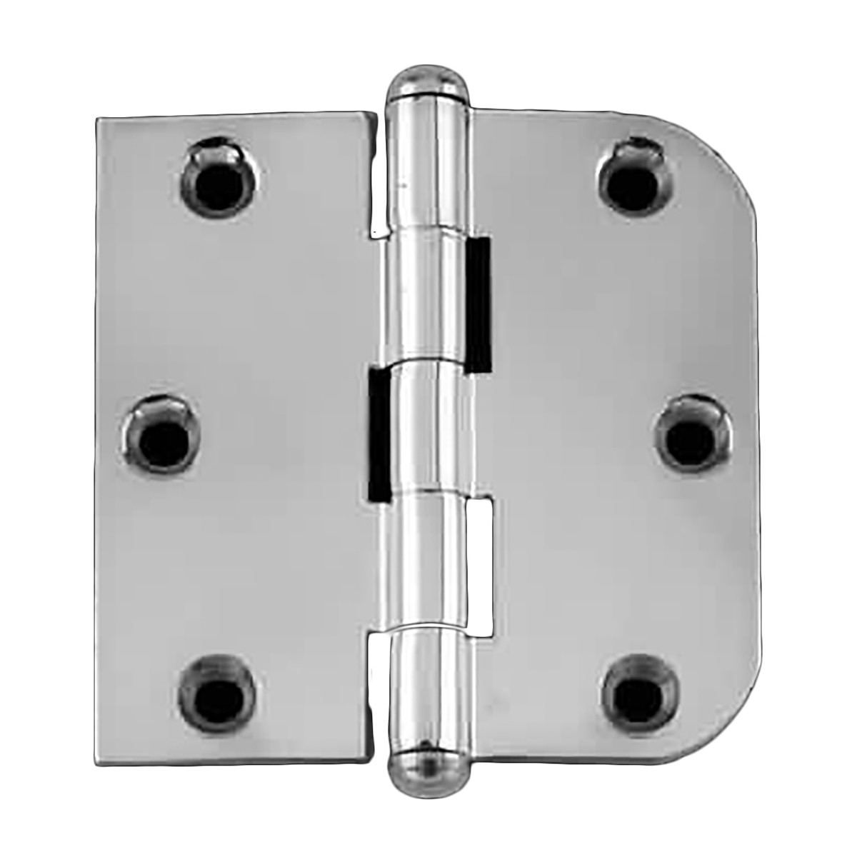 Brass Vintage Hinge Chrome 3" Button Tip