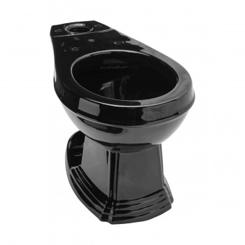 Toilet Part Black Sheffield Round Toilet Bowl Only image-2