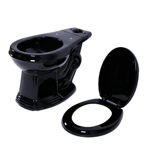 Toilet Part Black Sheffield Round Toilet Bowl Only image-8