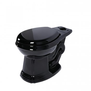 Toilet Part Black Sheffield Round Toilet Bowl Only 