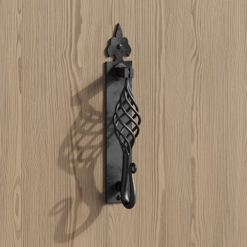 Black Door Knocker Cast Iron Finish Front Gate Door Knocker 