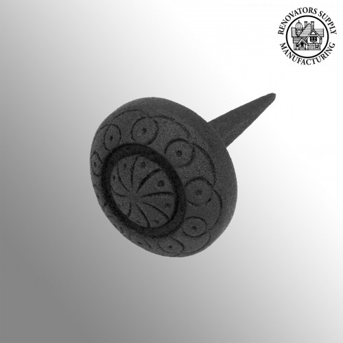Wrought Iron Nails Clavos Black Decorative Round Iron Nails 3 Inch X 2 Inch image-2