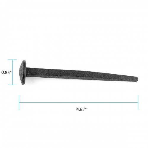 Clavos Decorative Nail Head Square Black Hand Forged Iron image-8