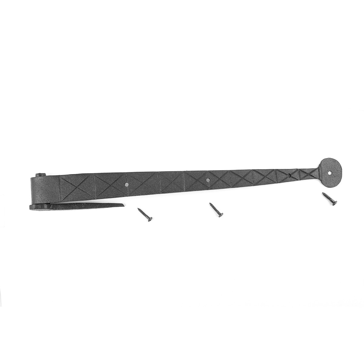 Bean Diamond Etch Pintle Door Strap Hinge Iron 14 Renovator's Supply