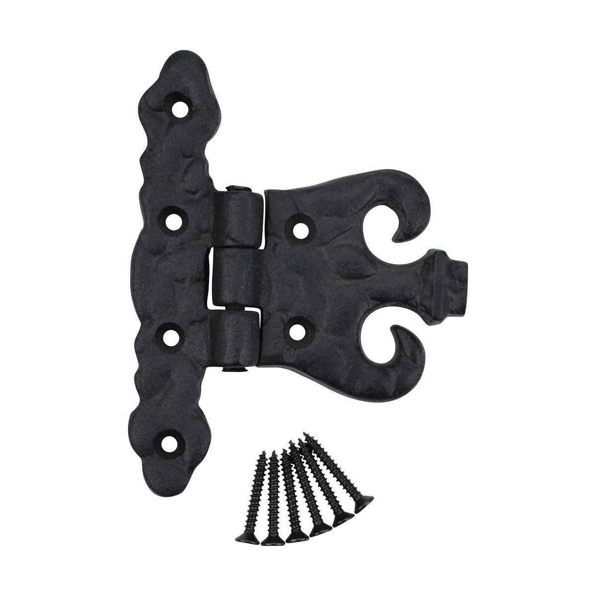 Wrought Iron Hinge Black Rustproof