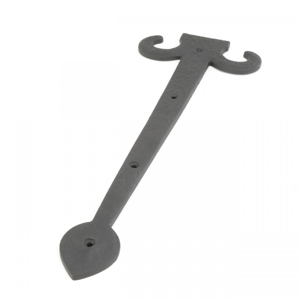 Heavy Iron Dummy Door Strap Hinge Fleur De Lis 16 Renovator's Supply