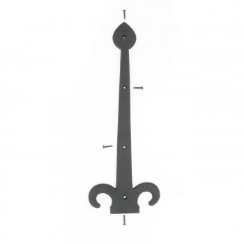 Black Wrought Iron Dummy Strap Hinge Antique Hinge for Barn Garage Gate Hinges image-2