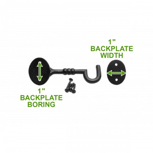 Gate Latch Lock 5" Wrought Iron Hook and Eye Door Lock Latch image-14