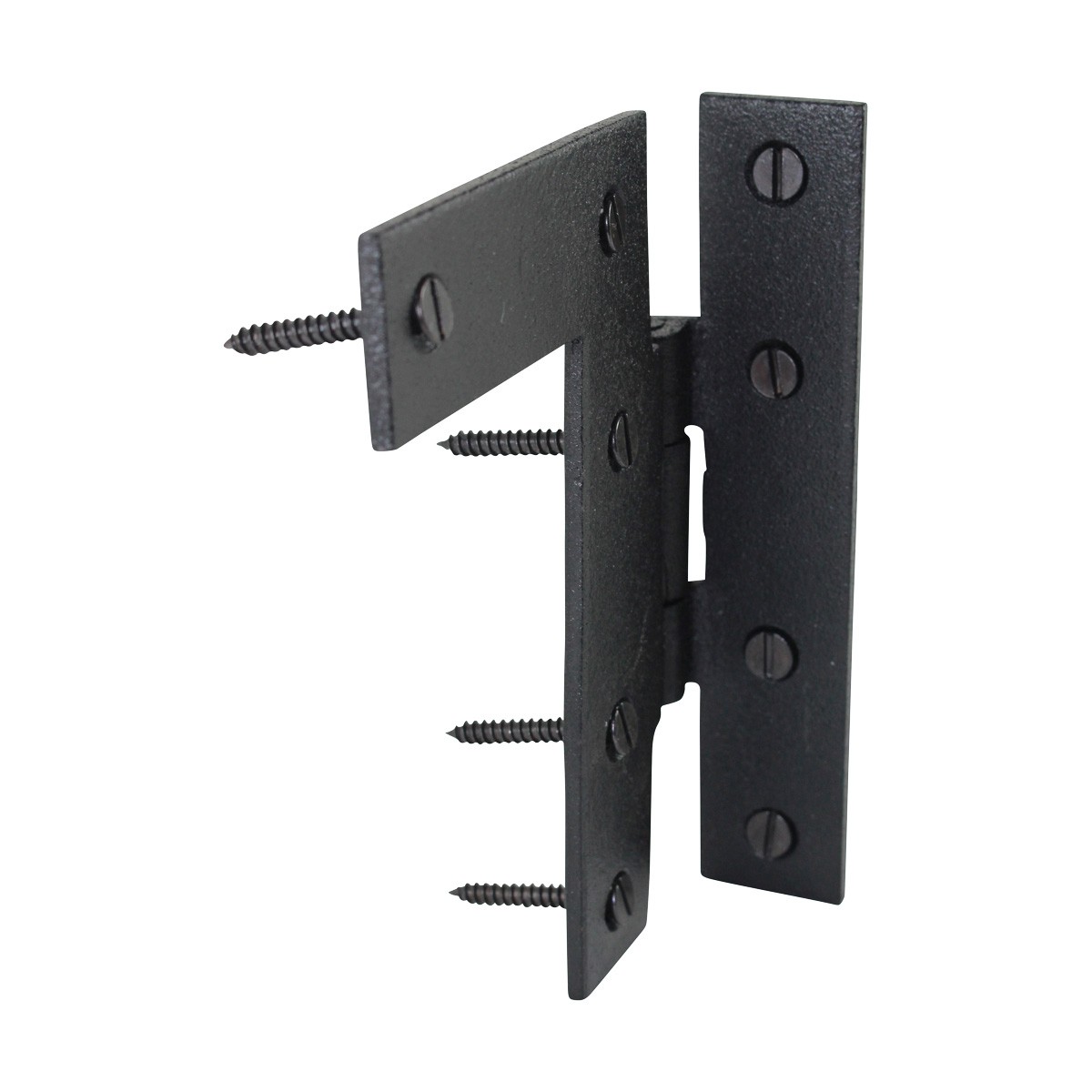 Offset HL Hinge Black Iron Left 4.5"H