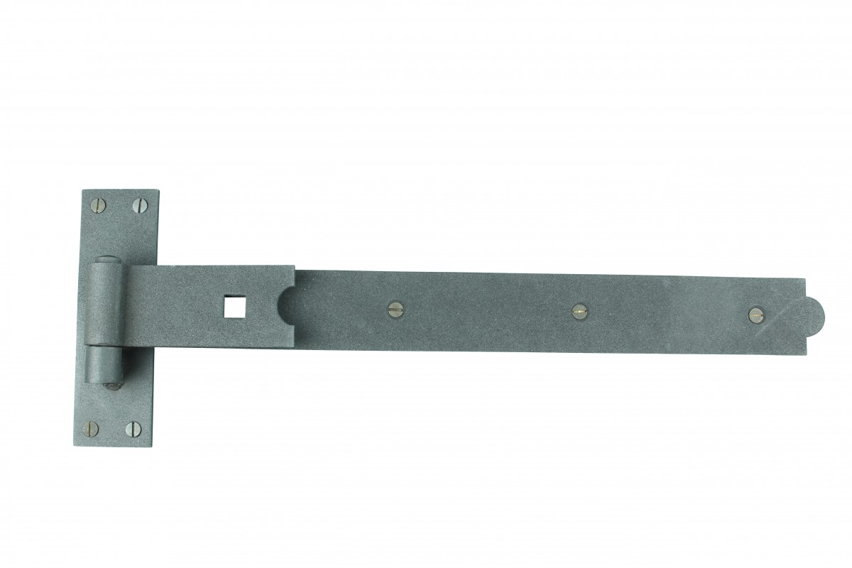 Strap Black Wrought Iron Gate 3/4 Offset Hinge Black Wrought Iron 19 in. W Item16050