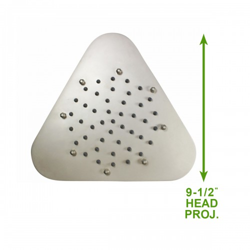 Shower Heads Nickel 51 Fine Mist Jets Wall Mount image-10