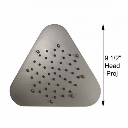 Shower Heads Nickel 51 Fine Mist Jets Wall Mount image-11