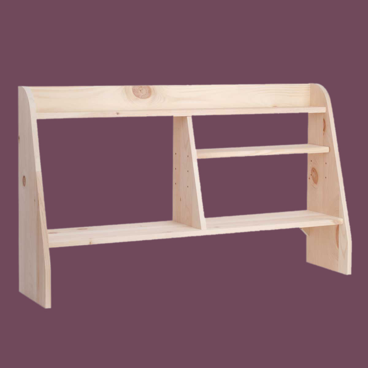 Computer Shelves Unfinished Pine Shelf