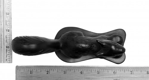 Black Cast Iron Squirrel Shaped Vintage Front Door Knocker image-14