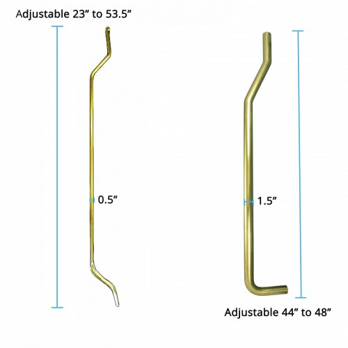 Stainless Steel/Brass Toilet Supply Line L Pipe PVD Finish