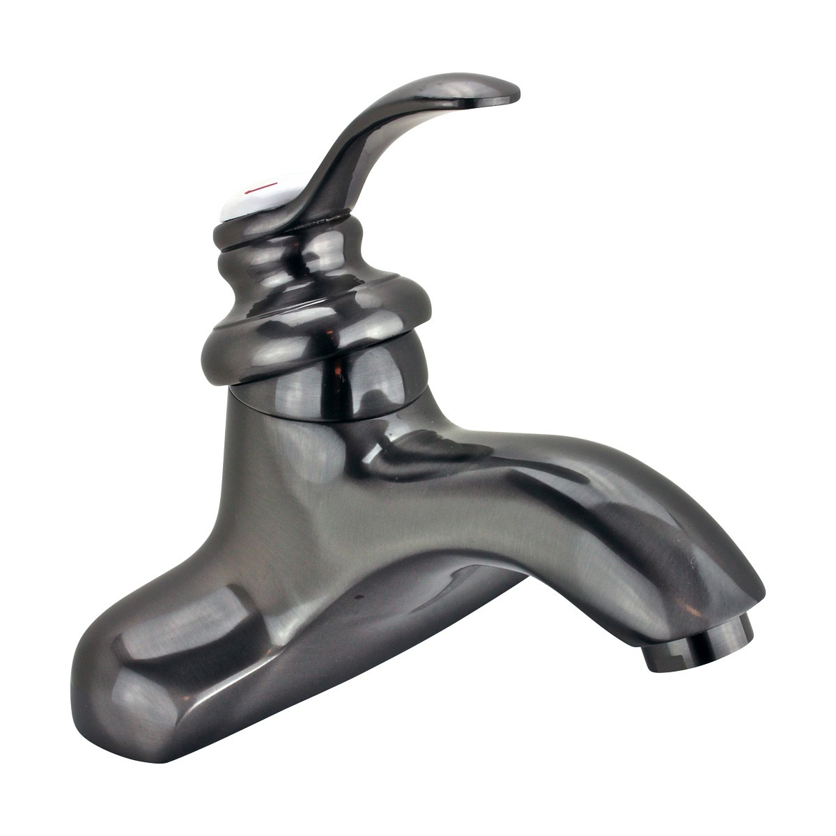 Bathroom Sink Faucet Black Nickel Plated Centerset 1 Handle | Renovator ...
