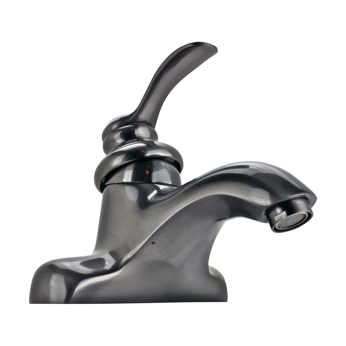 Bathroom Sink Faucet Black Nickel Plated Centerset 1 Handle | Renovator ...