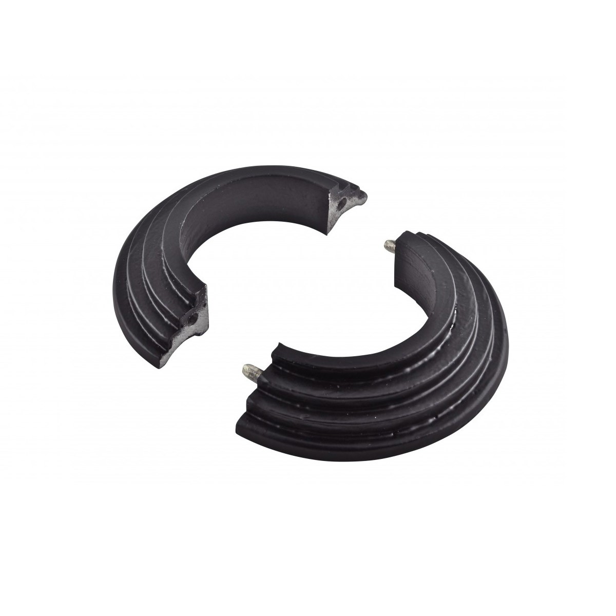 Radiator Flange Black Aluminum Escutcheon 1 11/16'' ID Renovator's