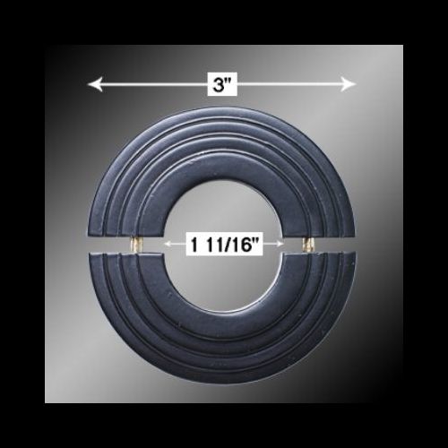 Black Radiator Pipe Flanges Aluminum Escutcheon Ring Plate image-9