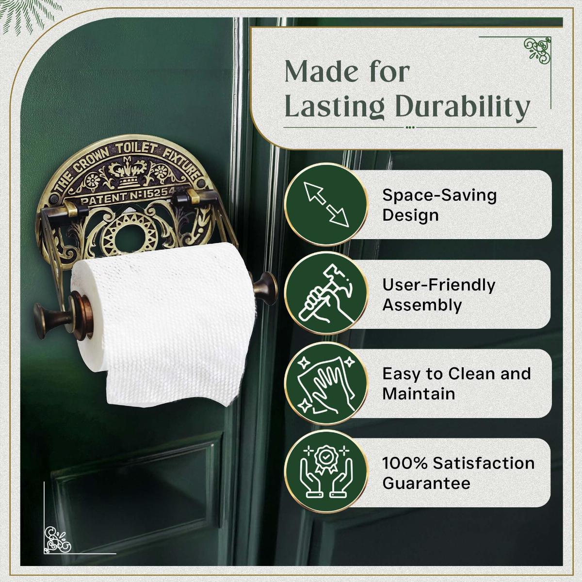 toilet paper holder material comparison chart brass stainless steel zinc