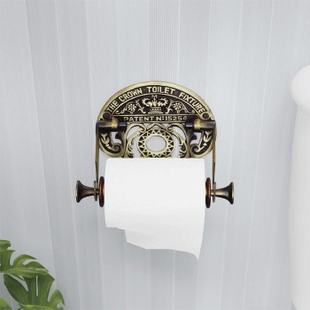 Brass Toilet Paper Holder Wall Mount Bathroom Tissue Holder 