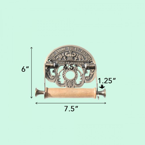 Brass Toilet Paper Holder Wall Mount Bathroom Tissue Holder image-18
