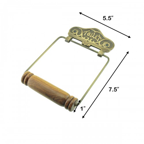 Toilet Paper Holder Stand Wall Mount Brass Tissue Roll Holder image-11