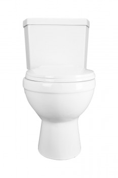 Troyt Corner Toilet - White 2-Piece Modern Toilet 0.8 GPF/1.6 GPF WaterSense Dual Flush Round Bowl with Slow Close Seat image-8