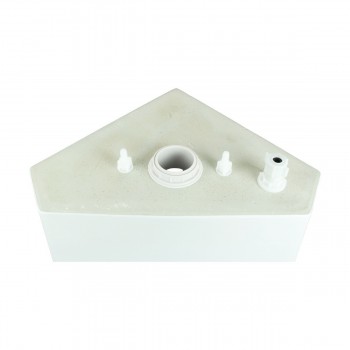 Troyt Corner Toilet - White 2-Piece Modern Toilet 0.8 GPF/1.6 GPF WaterSense Dual Flush Round Bowl with Slow Close Seat image-13