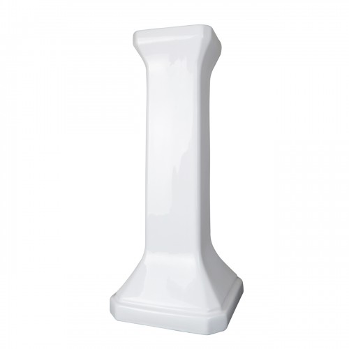 Victorian 32" Large Pedestal Bathroom Sink White with Overflow Heavy Duty Classic Design image-13