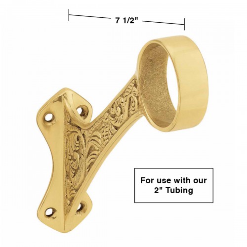 Bar Bracket Polished Solid Brass Bracket Decorative Bracket image-4