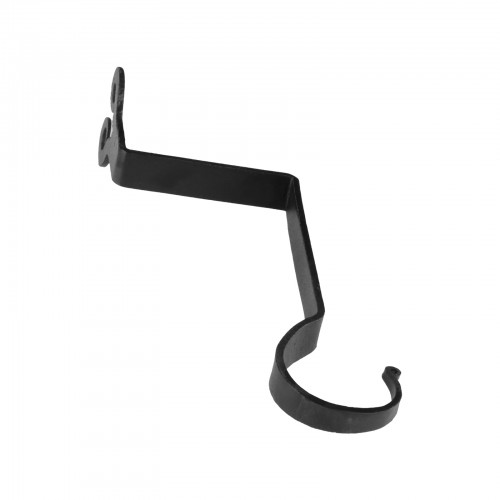 Black Iron Decorative Heart 10" H Christmas Home Decor Safety Stockings Hanger Mantle image-6