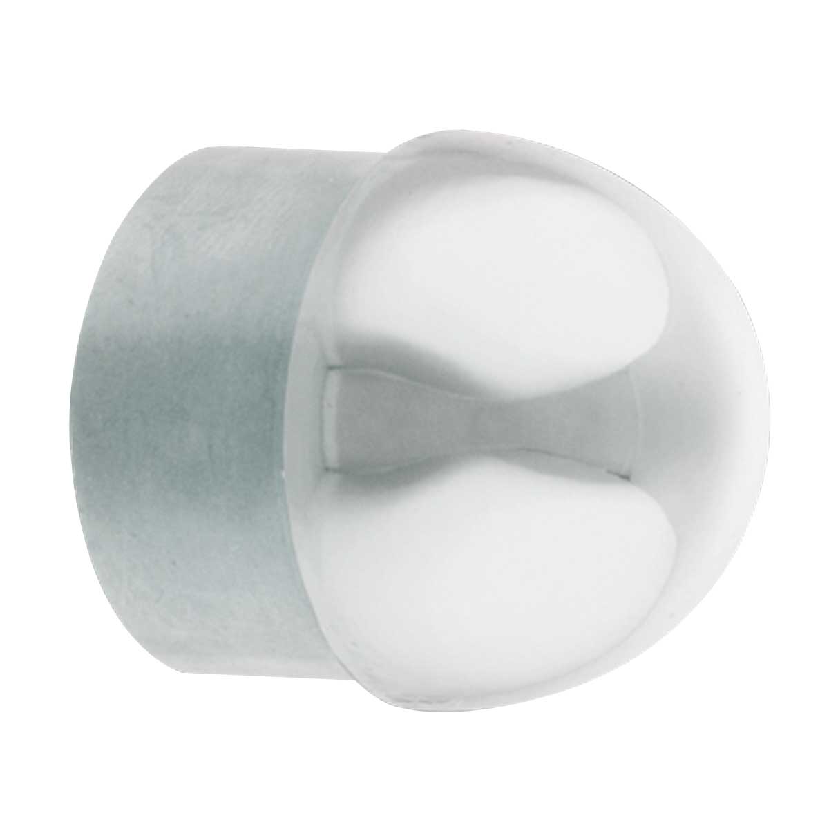 Bar Rail Tubing Domed End Cap 2" OD Chrome Brass