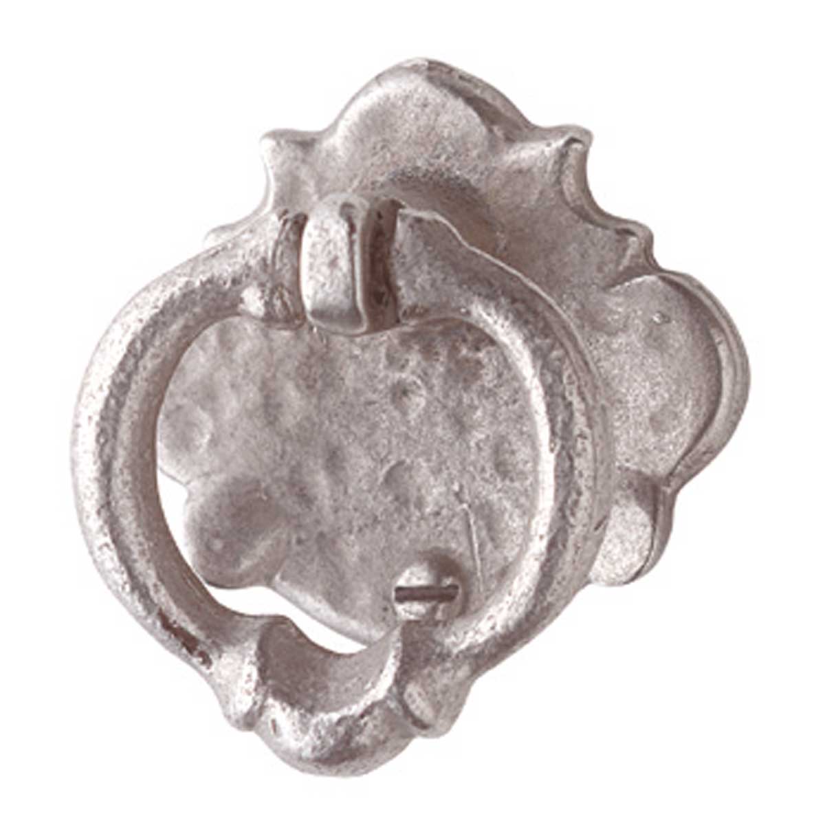 Vintage Pull Antique Silver Hammered