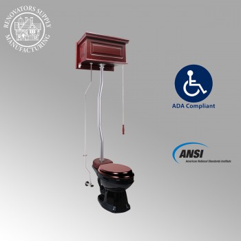 High Tank Toilets Cherry Raised Tank Elongated High Tank Toilet image-2