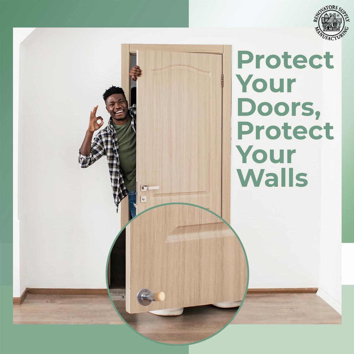 Almond Silicone Door Stopper Tips 1/4" ID 10 Replacement Rubber Tips Door Bumper image-4