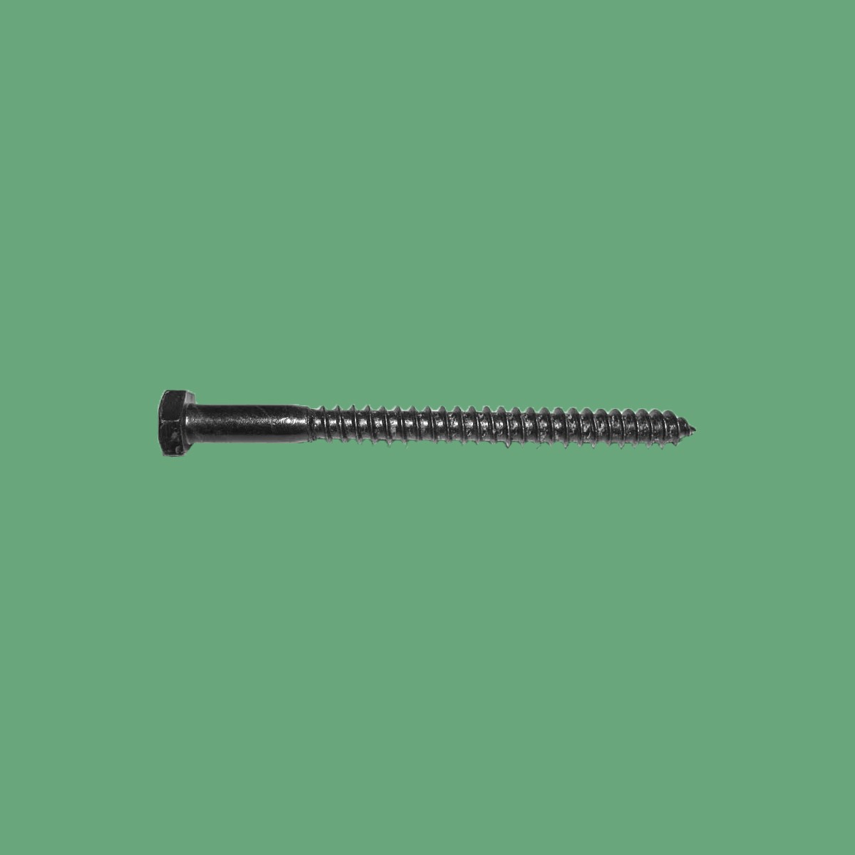 5/16" x 4" Lag Bolt Black Zinc Plated